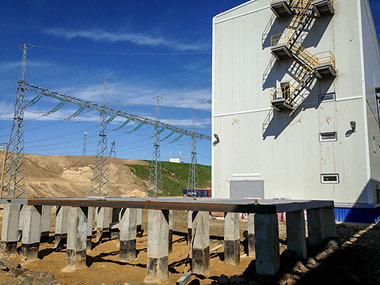Богучанский алюминиевый завод. Строительство главной понизительной подстанции ГПП 220/10,5 кВ