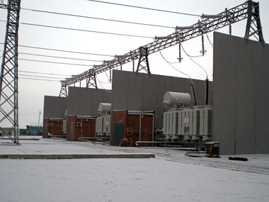 Хакасский алюминиевый завод, ввод ВЛ 220 кВ от ОРУ 220 кВ в ячейку КПП