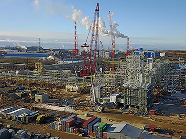 АО «ЕвроХим-Северо-Запад», завод по производству аммиака мощностью 1 млн. т в год